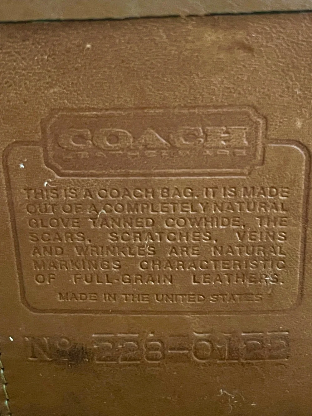 Coach Vintage Leather Briefcase w/ Combination Lock - 329 🔐 No 288 0122
